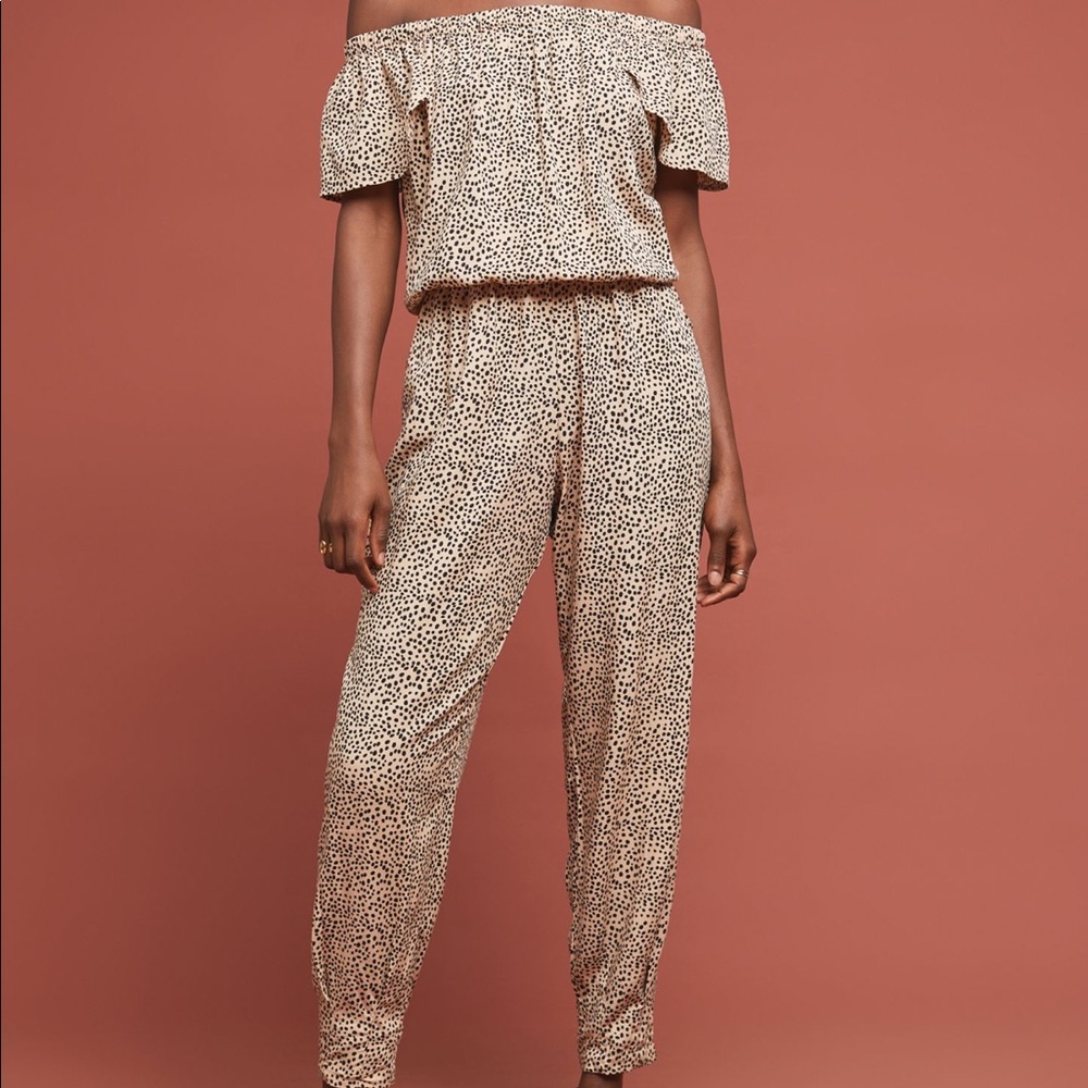 BEACHGOLD LEOPARD PRINT JUMPSUIT